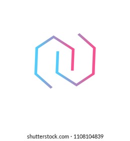 elegance abstract logo, vector