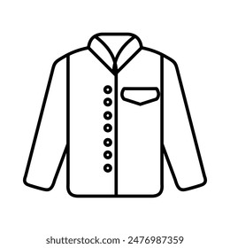 Elegance in Attire: The Suit Icon Design Vector Logo Symbol Illustration