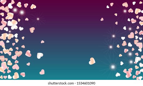 Elegance Background with Confetti of Glitter Particles. St. Valentine Day. Celebration pattern. Light Spots. Explosion of Confetti. Glitter Vector Illustration. Design for Banner.
