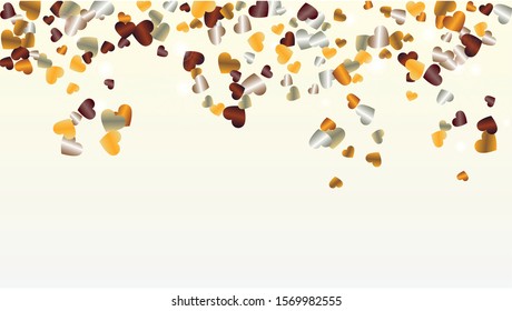 Elegance Background with Confetti of Glitter Particles. St. Valentine Day. Christmas pattern. Light Spots. Explosion of Confetti. Glitter Vector Illustration. Design for Cover.