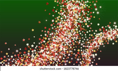 Elegance Background with Confetti of Glitter Particles. Sparkle Lights Texture. Anniversary pattern. Light Spots. Star Dust. Explosion of Confetti. Design for Template.