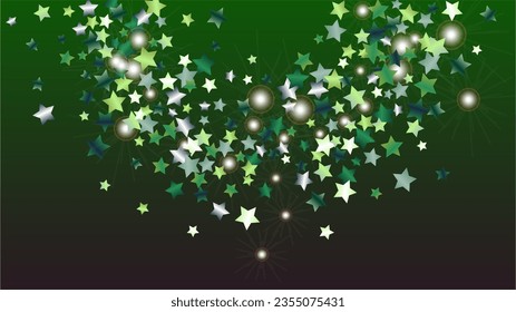 Elegance Background with Confetti of Glitter Particles. Sparkle Lights Texture. Anniversary pattern. Light Spots. Star Dust. Explosion of Confetti. Design for Flyer.