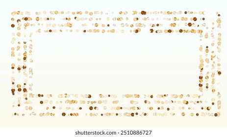 Elegância Fundo com Confete de Partículas Brilhantes. Textura de luzes cintilantes. Padrão de Natal. Pontos de luz. Poeira de Estrela. Explosão de Confete. Design para Flyer.
