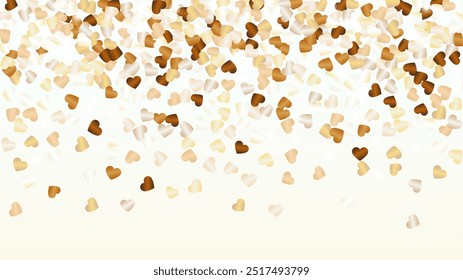 Elegance Background with Confetti of Glitter Particles. St. Valentine Day. New Year pattern. Light Spots. Explosion of Confetti. Glitter Vector Illustration. Design for Invitation.