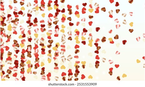 Elegance Background with Confetti of Glitter Particles. St. Valentine Day. Birthday pattern. Light Spots. Explosion of Confetti. Glitter Vector Illustration. Design for Advertisement.