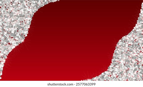 Elegance Background with Confetti of Glitter Particles. Sparkle Lights Texture. Celebration pattern. Light Spots. Star Dust. Explosion of Confetti. Design for Flyer.