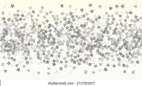Fondo elegante con Confetti de partículas de estrella brillante. Textura de las luces de espuma. Patrón de Navidad. Luces. Polvo estelar. Diseño de Navidad. Explosión de Confetti. Diseño para Web.