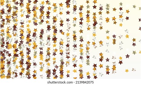 Elegance Background with Confetti of Glitter Star Particles. Sparkle Lights Texture. Birthday pattern. Light Spots. Star Dust. Christmass Design. Explosion of Confetti. Design for Advertisement.