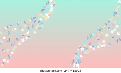 Elegance Background with Confetti of Glitter Star Particles. Sparkle Lights Texture. New Year pattern. Light Spots. Star Dust. Christmass Design. Explosion of Confetti. Design for Magazine.