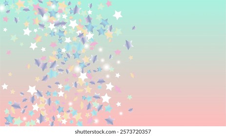 Elegance Background with Confetti of Glitter Star Particles. Sparkle Lights Texture. Anniversary pattern. Light Spots. Star Dust. Christmass Design. Explosion of Confetti. Design for Invitation.