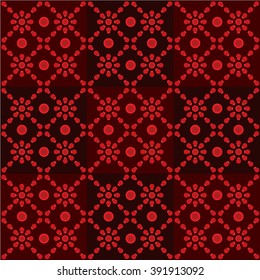 elegance and beautiful red dot pattern  