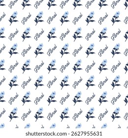 Elegantie in Bloom Seamless Tulip Floral Pattern kan worden gebruikt voor achtergrond- en kledingontwerp