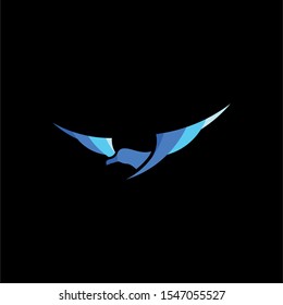Elegance Blue Albatross Business Logo