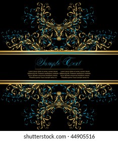 elegance blue background