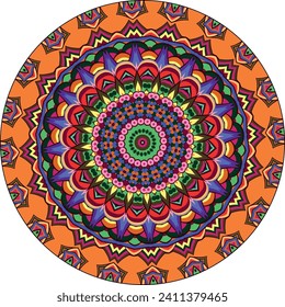 Elegance Colorful Mandala Spiritual Patterns