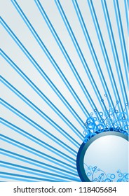 Elegance cover with circle symbol