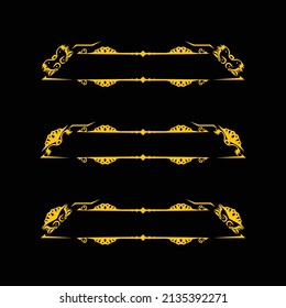 Elegance decorative ornamental design vector