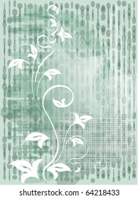 elegance floral corner for design - eps10