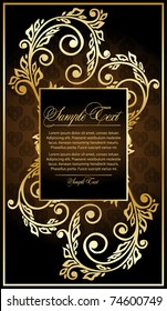 elegance floral frame