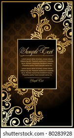 elegance floral frame