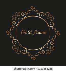 Elegance gold frame