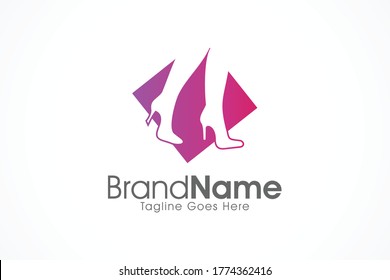 elegance high heel footwear logo