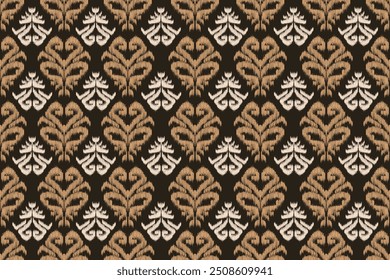 Elegance ikat fabric pattern, fabric ikat design pattern creating motif, ikat abstract ethnic,Aztec geometric art, print design for upholstery,clothing,apparel, carpet,wallpaper, wrapping, fabric 