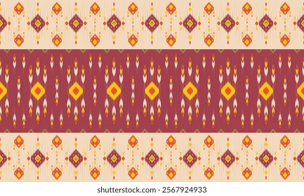 The elegance of Ikat lies in its vibrant colors and intricate designs, blending heritage with modern sophistication for a timeless aesthetic