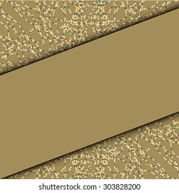 Elegance invitation card . Easily editable vector image