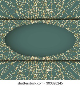 Elegance invitation card . Easily editable vector image