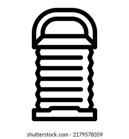 elegance lamp line icon vector. elegance lamp sign. isolated contour symbol black illustration