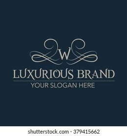 elegance logo on the dark background