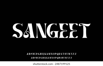 Elegance Luxury wedding alphabet font. Typography elegant classic lettering serif fonts decorative vintage retro for logo.