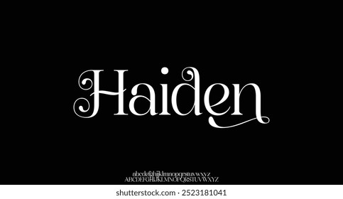 Elegance Luxury wedding alphabet font. Typography elegant classic lettering serif fonts decorative vintage retro for logo.