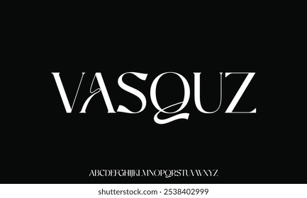 Elegance Luxury wedding alphabet font. Typography elegant classic lettering serif fonts decorative vintage retro for logo.