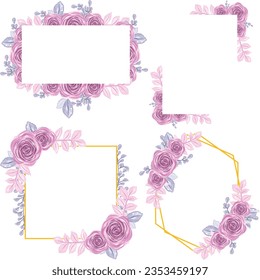 Elegance Minimalist Floral Set Template Inspiration