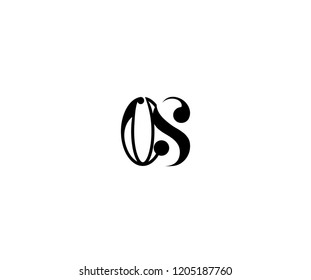 Elegance Monogram Letter OS Linked Minimalist Logo