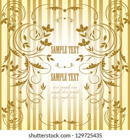 Elegance pattern with flowers. Abstract greeting card. Wedding card or invitation with abstract floral background.