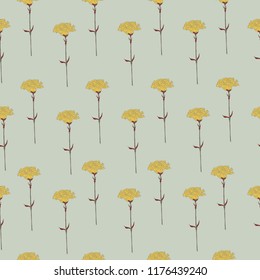 Elegance pattern with flowers and leaf.Floral vector illustration.

