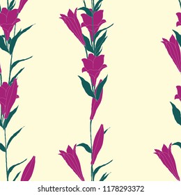 Elegance pattern with flowers and leaf.Floral vector illustration.