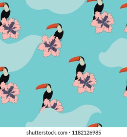 Elegance pattern with flowers and leaf.Floral vector illustration.