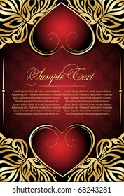 elegance red background
