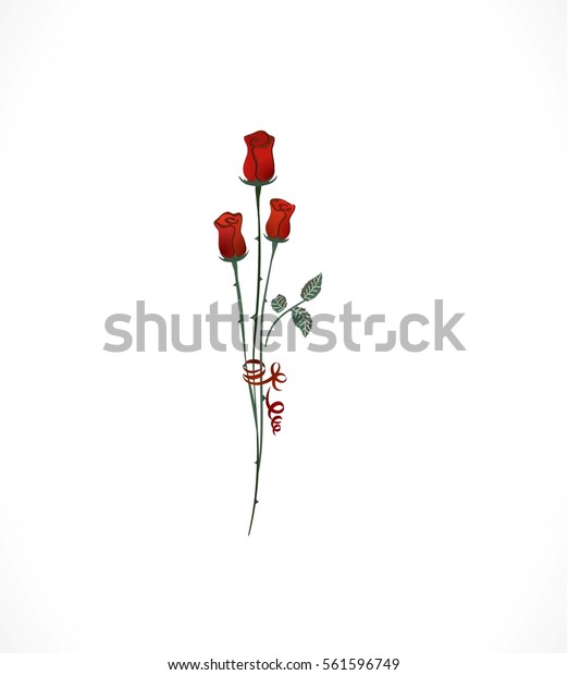 elegance red roses silhouette with ribbon and\
light bow. long rose in bouquet. beautiful flower. bouquet on\
holidays and romantic date. red rose icon. logo for decoration and\
elegance decor\
border\
