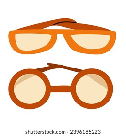 elegance retro sunglass set of two elements