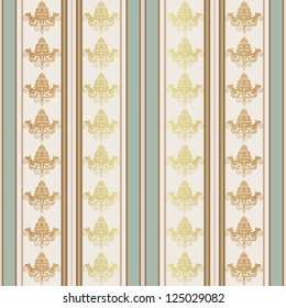 Elegance retro wallpaper seamless