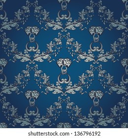 Elegance retro wallpaper seamless