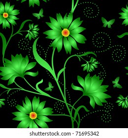 Elegance Seamless color pattern on background, vector illustration