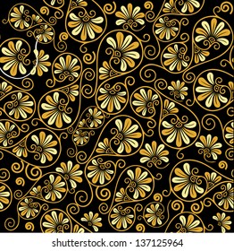 Elegance seamless floral pattern