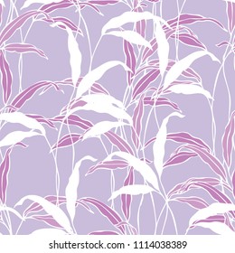 Elegance seamless leaves pattern