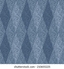 Elegance seamless pattern with denim jeans background